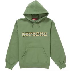 Supreme Collegiate Acronym Hoodie Green