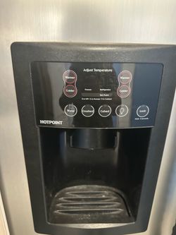 Hotpoint Stainless Steel Refrigerator with Ice and Water Dispenser