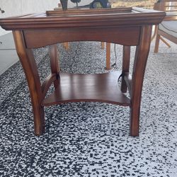 Wood End Table