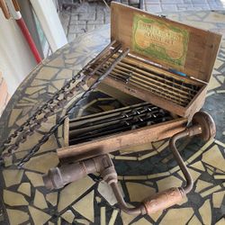 Antique Drill and Drill Bits!