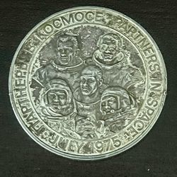 1975 Soyuz-Apollo - Partners in space Silver Coin