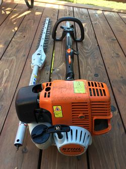 STIHL KM R with HL-KM 0° Straight Trimmer, good working condition for Sale in Lake Stevens, WA - OfferUp