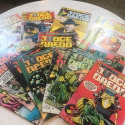 14🔥RARE JUDGE DREDD COMIC BOOKS| Eagle Comics | GREAT COLLECTIBLE💎1st Printing