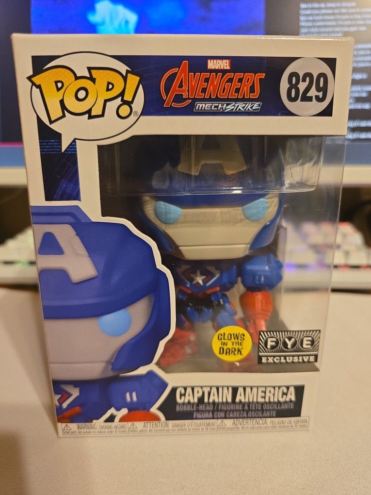 Marvel Avengers Mech Strike: Captain America Funko Pop