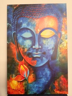 Buddha Wall Art Canvas Art Colorful