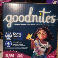 NEW GOODNITES SIZE S/M