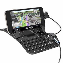 Universal dashboard nonslip pad stand for iPhone Samsung w/cable charger