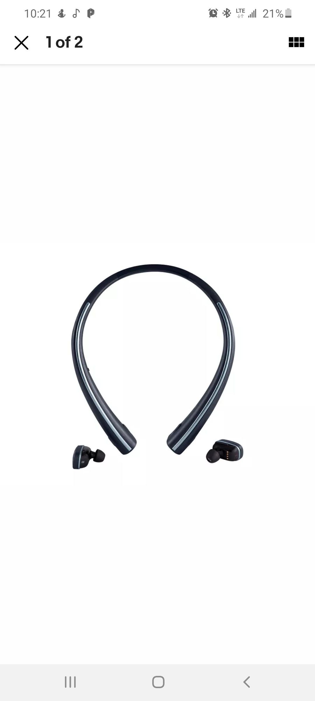 LG Tone Free HBS-F110 Bluetooth Wireless In-Ear Earbuds HEADSET
