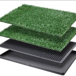 Pet Grass Pad with Tray - Pet Litter Box - 