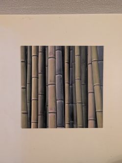 Bamboo wall art canvas