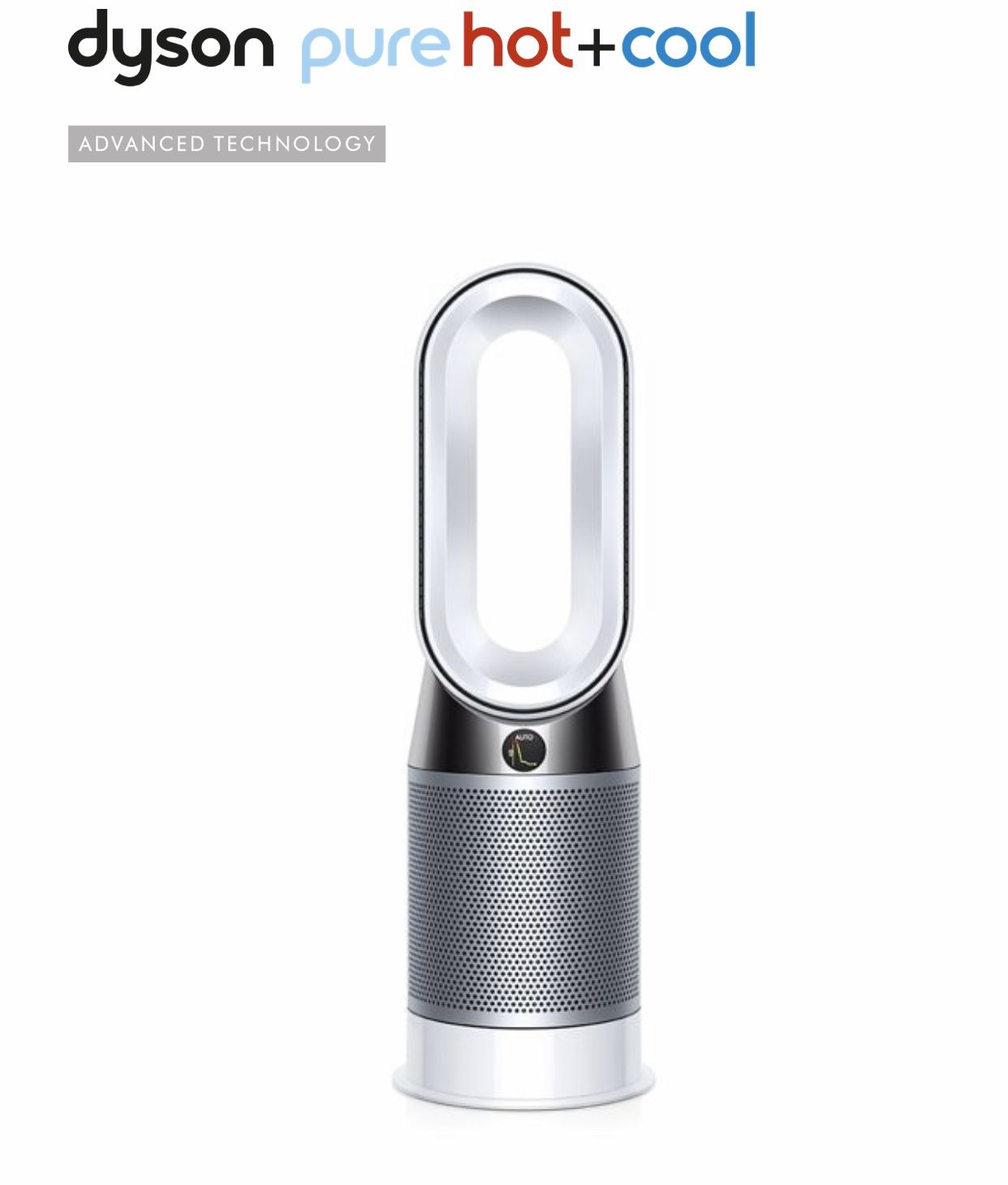 NEW Dyson Pure Hot+Cool™ HP04 purifying heater + fan (White/Silver)