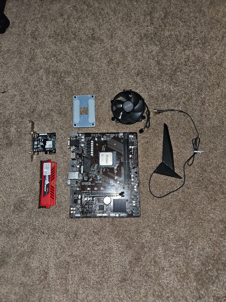 Gaming Bundle: Ryzen 3, Motherboard, RAM, Cooler, WiFi Card