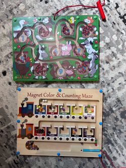 Magnetic Puzzles - Train and Animals