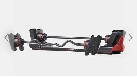 BowFlex SelectTech 2080 Adjustable Barbell with Curl Bar