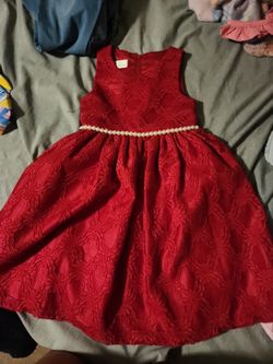 princess red dress size 5
