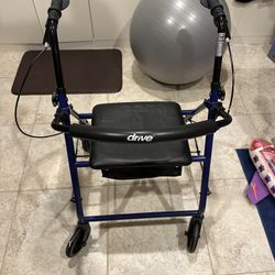 Rolling Walker With Seat & Storage 