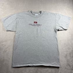 Vintage Mall of America Graphic T Shirt Men’s L Gray Heavyweight Embroidery #11A