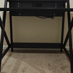 “Polar Aurora X-Shape Gaming / Computer Desk — 47.5″ × 23.5″ — Good Condition”