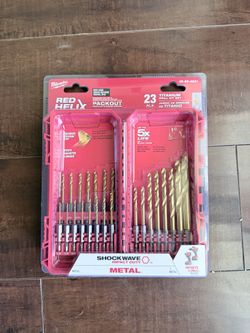Milwaukee 23 piece drill bits