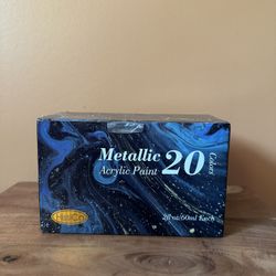 Metallic Acrylic Paint Set 