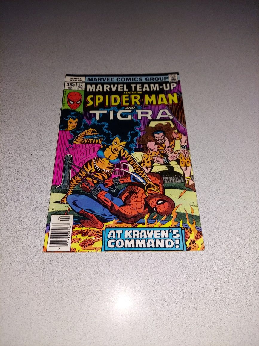 VINTAGE 1978 MARVEL TEAM-UP #67 COMIC