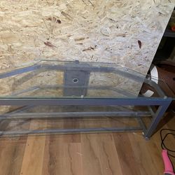 Glass Shelf Tv Stand 