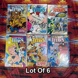 The New Teen Titans DC Comic Book Lot Of 6