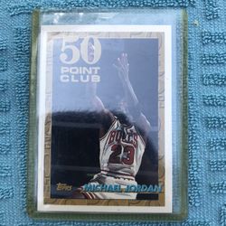 Topps 50 point club MJ Card