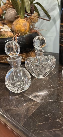 Two Perfume Bottles Marquise By Waterford  