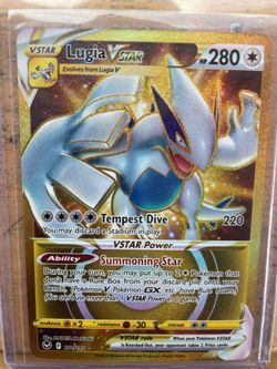 Pokemon Lugia gold v star silver tempest mint