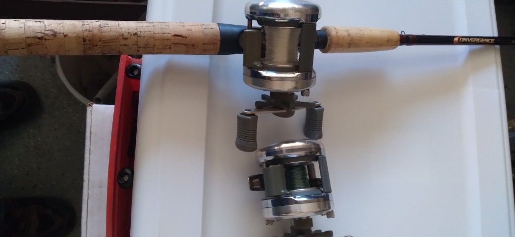 SHIMANO CORSAIR CS300 REEL AND POLE PLUS A CORSAIR CS200