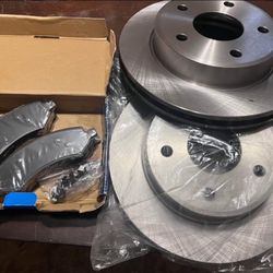 Mitsubishi Raider brake pads and rotors