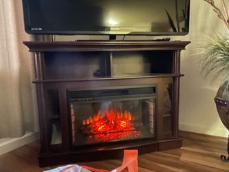 Electric Fireplace TV Stand Console