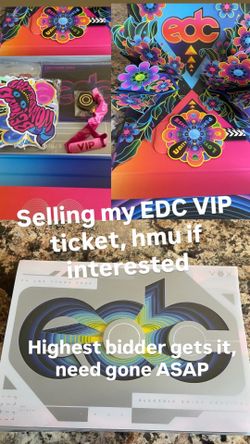 EDC VIP ticket