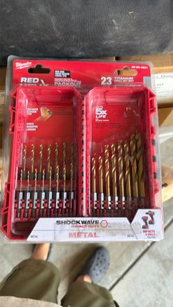 Milwaukee Shockwave 23-Piece Titanium Drill Bit Set