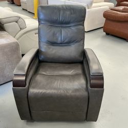 Dark Gray Power Recliner Chair 