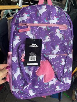 New unicorn backpack