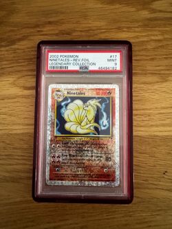 PSA 9 Pokemon Legendary Col Nintales Reverse Foil