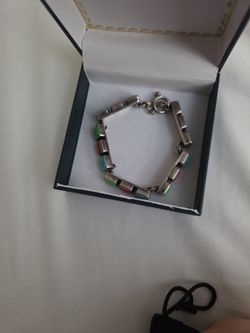 Multistone Bracelet 925 sterling silver Mexico