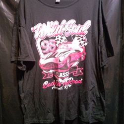 Women's Black Short Sleeve T - Shirt. Size 3XL.