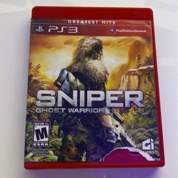 Sniper Ghost Warrior For The Ps3
