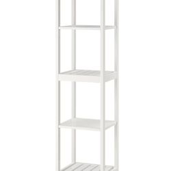 Shelf unit, white, 16 1/2x67 3/4 "