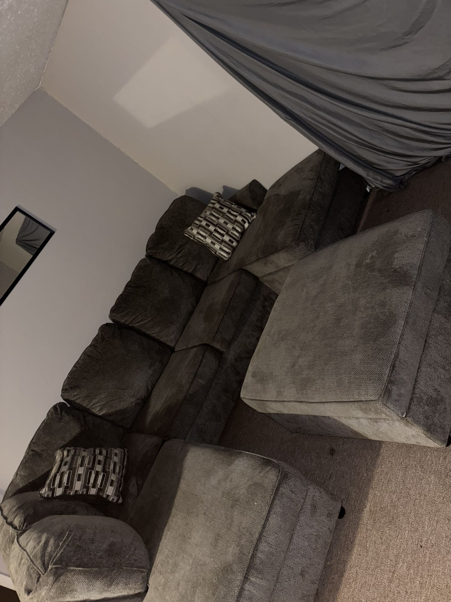 Sectional with Ottoman 
