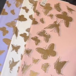 Bundle butterfly Floral Paper 
