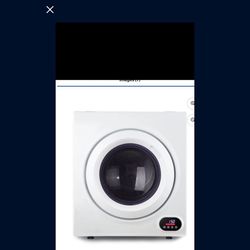 Simzlife 2.6 Cu. ft Compact Laundry Dryer Clothes Dryers with Four Drying Models, 23.6 in W, 27 in H