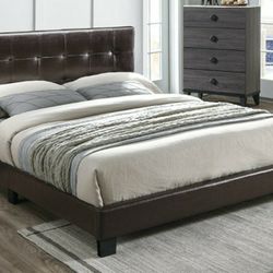Brand New Queen Bed Frame With Bamboo Mattress Included $299