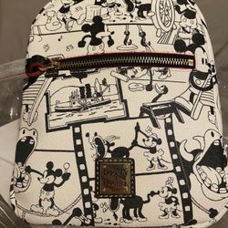 Mickey Mouse in Steamboat Willie Dooney & Bourke Backpack