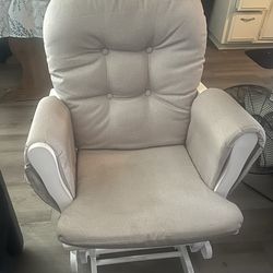 Beige Rocking Chair