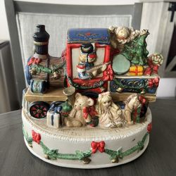 Vintage Ceramic Christmas Train