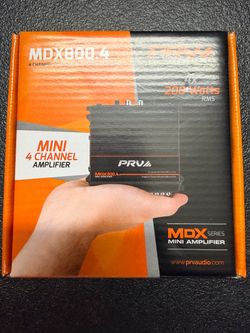 PRV Audio MDX800.4 Mini 4-Channel Amplifier